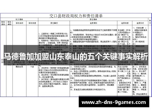 马德鲁加加盟山东泰山的五个关键事实解析
